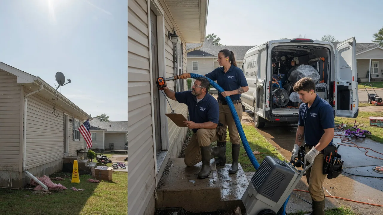 Ceiling Water Damage Restoration in Rich Hill, MO near me